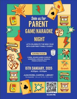 Game Night Flyer English